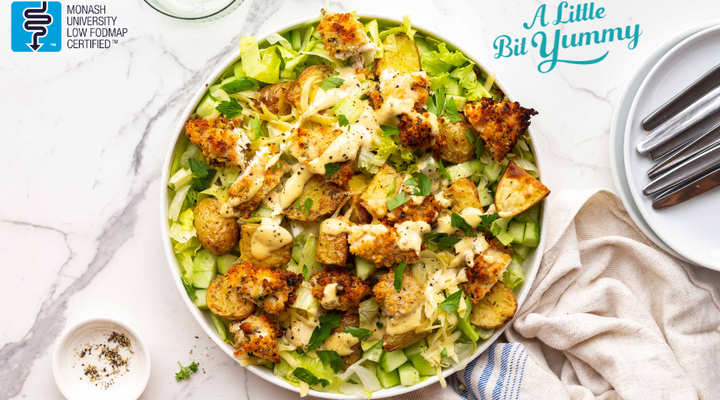 Maple Mustard Chicken Crunch Salad - Monash Fodmap