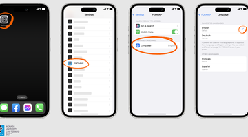 How to change your app language in iOS - Monash Fodmap