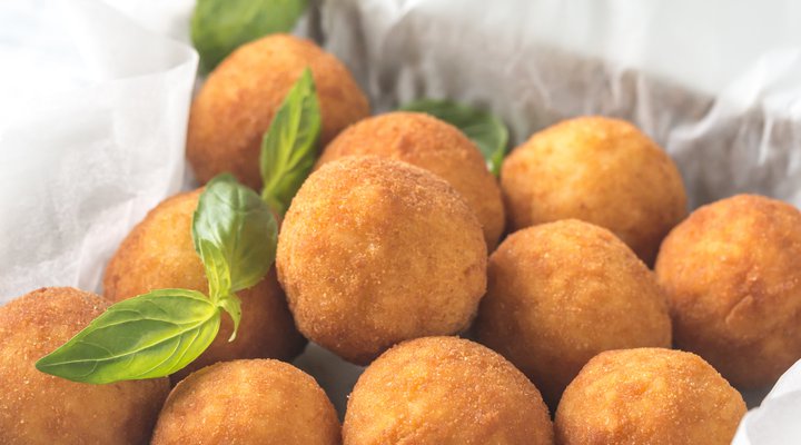 Smoked Salmon &amp; Dill Arancini Balls-image