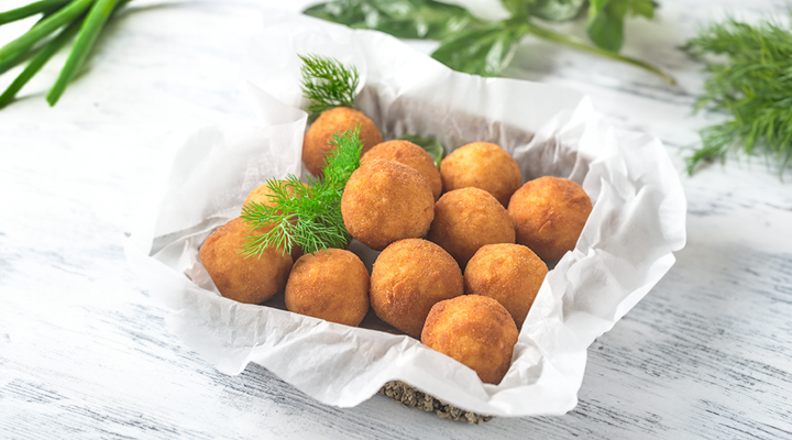 Smoked Salmon & Dill Arancini Balls - Monash Fodmap