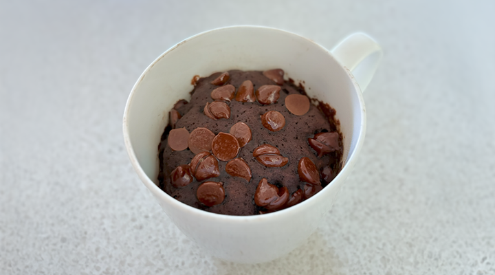 Chocolate Mug Cake Low FODMAP Recipe | Monash FODMAP - Monash Fodmap