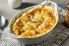 Easy Salmon and Potato Gratin