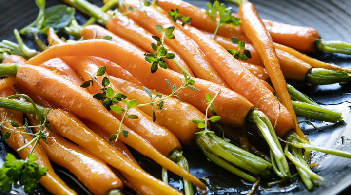 Maple & Orange Glazed Baby Carrots - Monash Fodmap