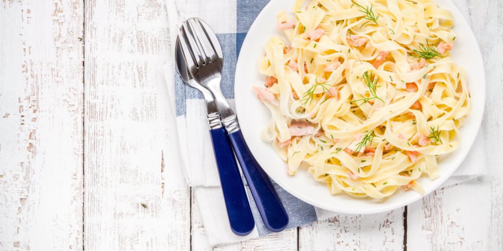 salmon and dill pasta