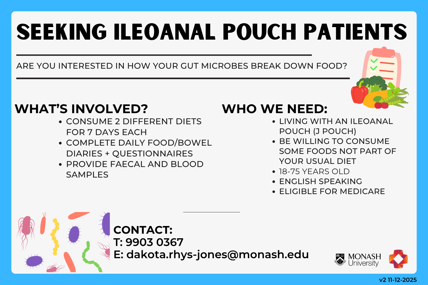 Pouch Diet Study Blog