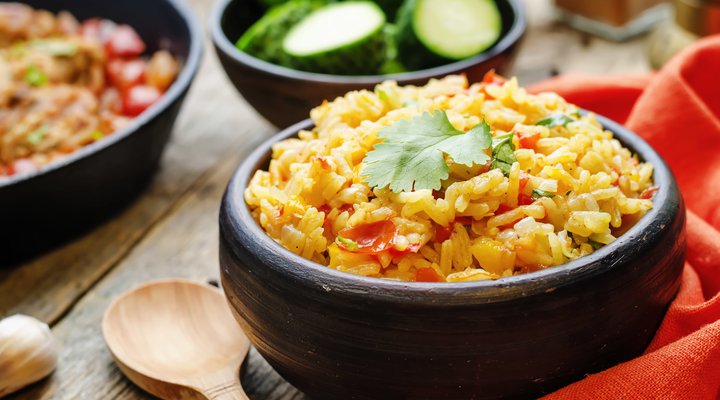 Herb & Vegetable Rice Pilaf - Monash Fodmap