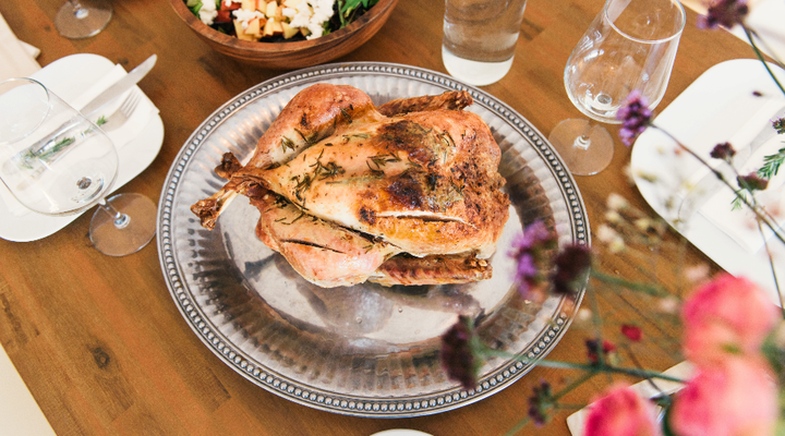 Slow cooked herby roast chicken - Monash Fodmap
