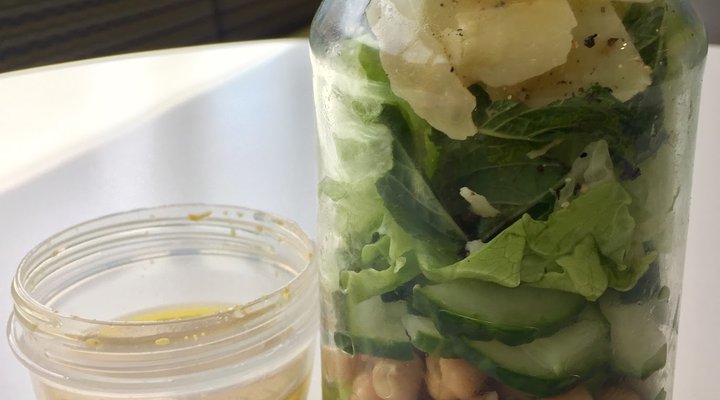 Chickpea & Chicken Salad with Mustard Dressing - Monash Fodmap