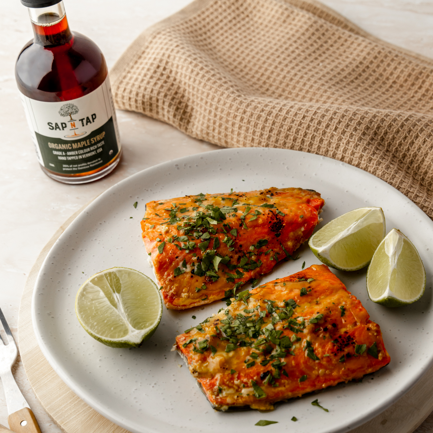 Sap N Tap Maple Salmon Recipe for Blog