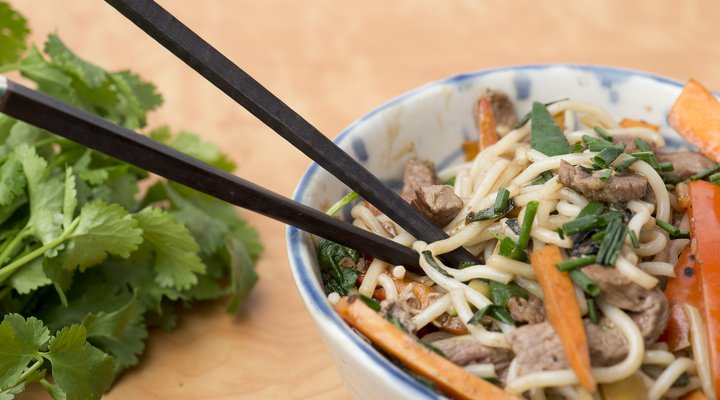 Stir-fried Beef with Oyster Sauce & Rice Noodles - Monash Fodmap