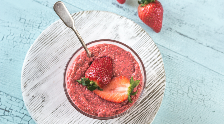 Strawberry & Chia Pudding Low FODMAP Recipe | Monash FODMAP - Monash Fodmap