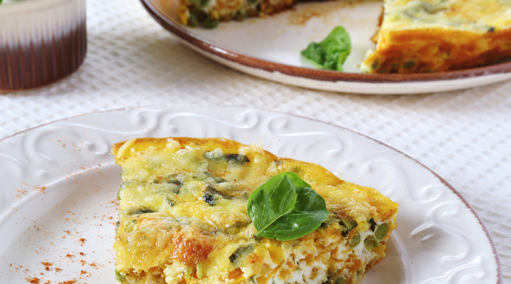 Sweet Potato and Feta Frittata - Monash Fodmap