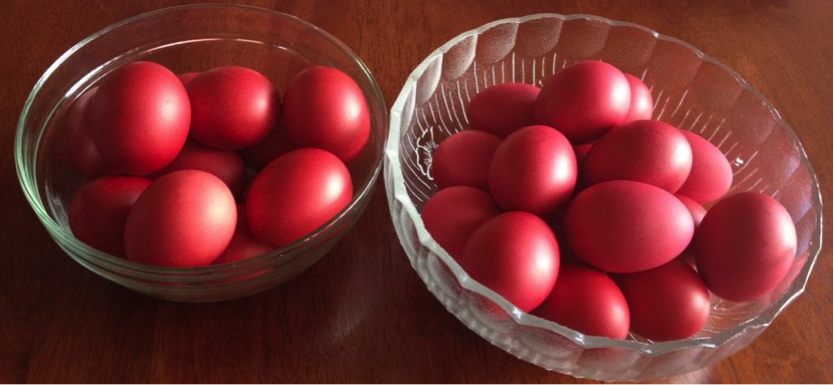 The tradition of Greek Easter eggs!