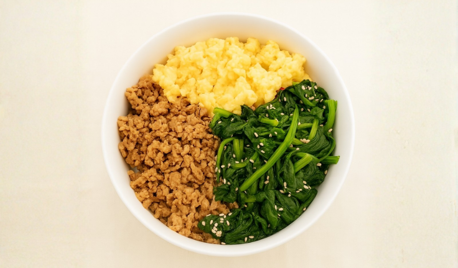 Three-coloured Rice Bowl