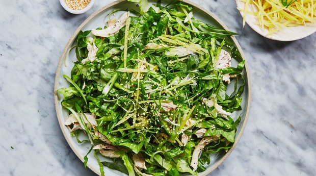 Shredded Chicken Salad with Creamy Japanese Style Dressing Low FODMAP Recipe | Monash FODMAP - Monas